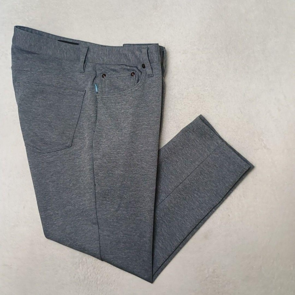 Bonobos Pants Men 32x28 Gray Athletic Chino Golf Stretch 5 Pocket Casual Work